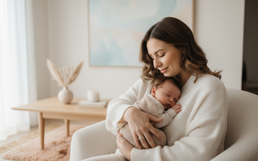 Baby schläft nur auf mir: Warum das so häufig ist und was dir helfen kann